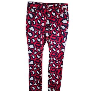 Coogi Animal Print Jeans Pants In 14W